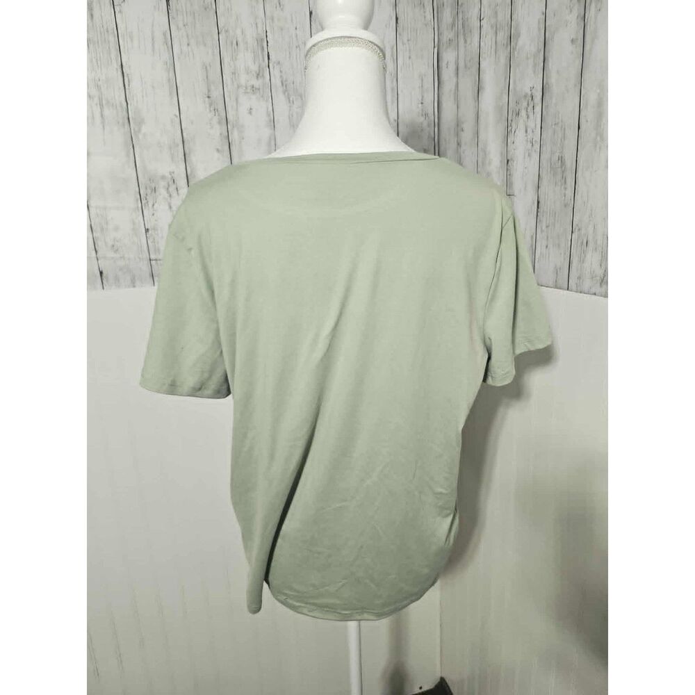 SHEIN Not Bossy Just Aggressively Helpful Graphic Tee XL Sage Green Short - Picture 2 of 3